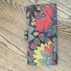 Floral print Clasp wallet
